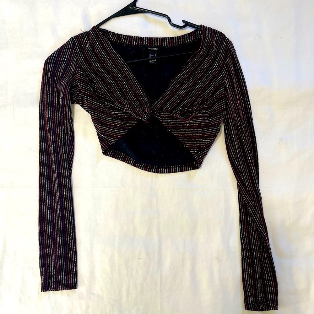 Forever 21 Long Sleeve Crop